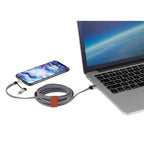 Paramount Canvas 3-in-1 Charging Cable, 110 Inch - Black - Photo 2