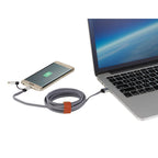 Paramount Canvas 3-in-1 Charging Cable, 110 Inch - Black - Photo