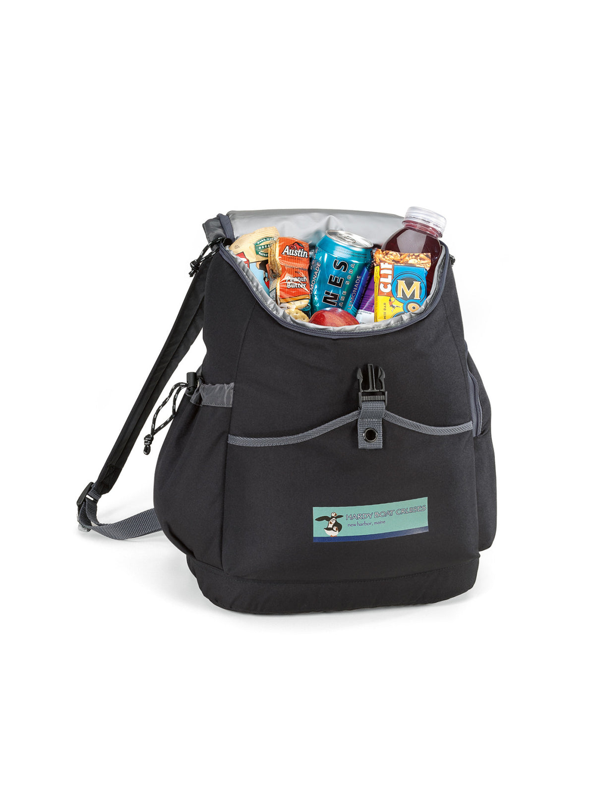 Park Side Picnic Backpack Cooler, 24 Cans Transfer - Black - View 2