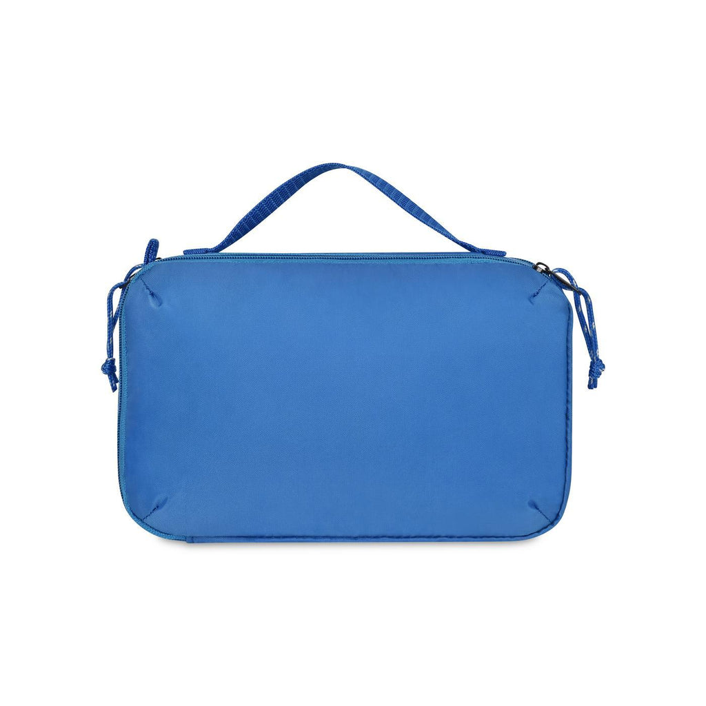 Parker Dual Pocket Zip Pouch in Recycled PET - Royal Blue - View 3