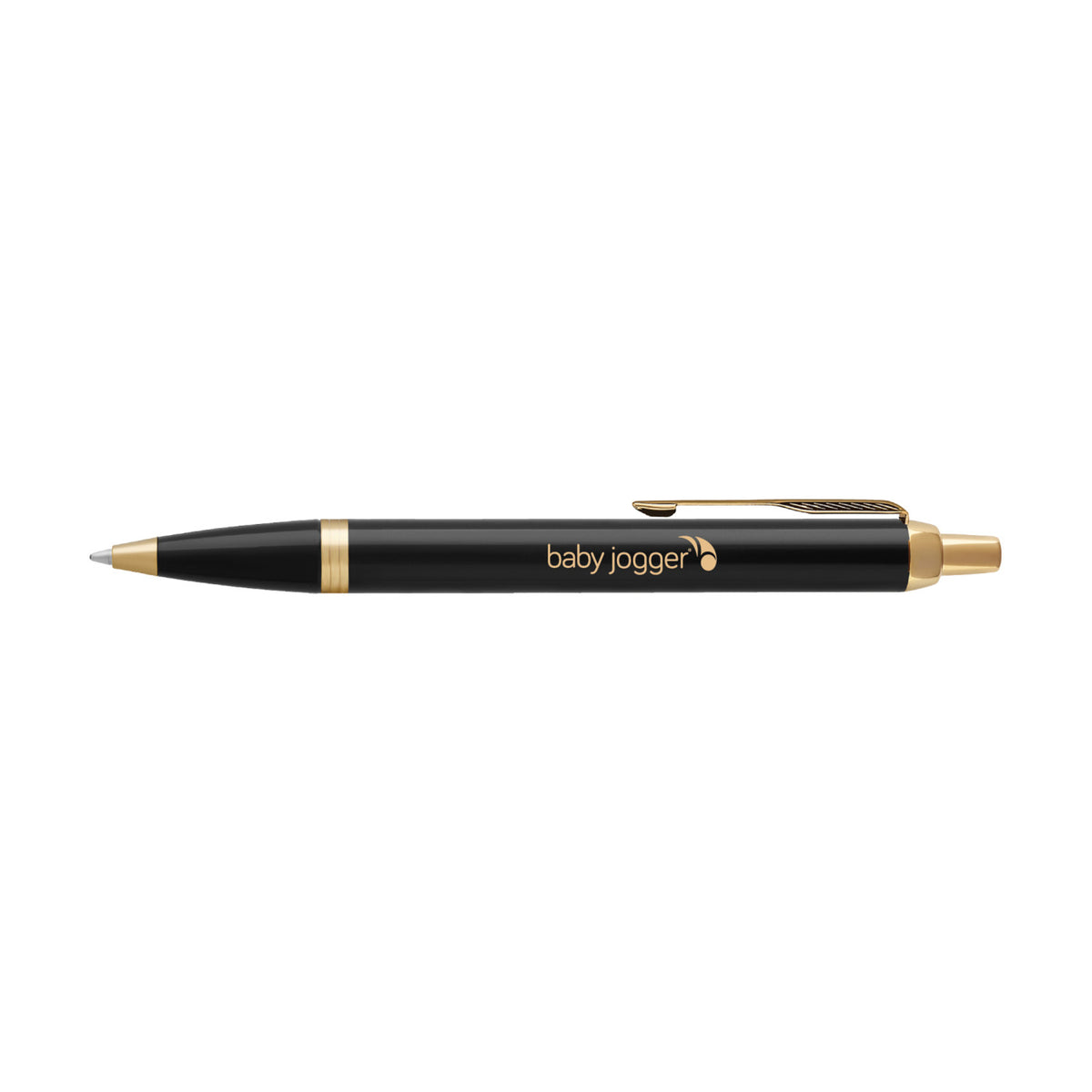 Parker IM Ballpoint Pen with Gift Box - Black - Gold Trim - View 1