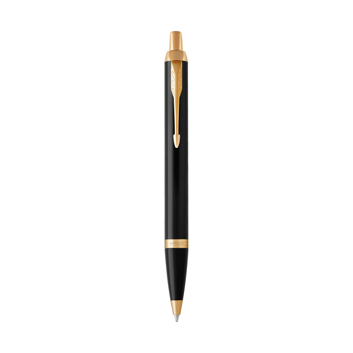 Parker IM Ballpoint Pen with Gift Box - Black - Gold Trim - View 2