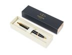 Parker IM Ballpoint Pen with Gift Box - Black - Gold Trim - View 4