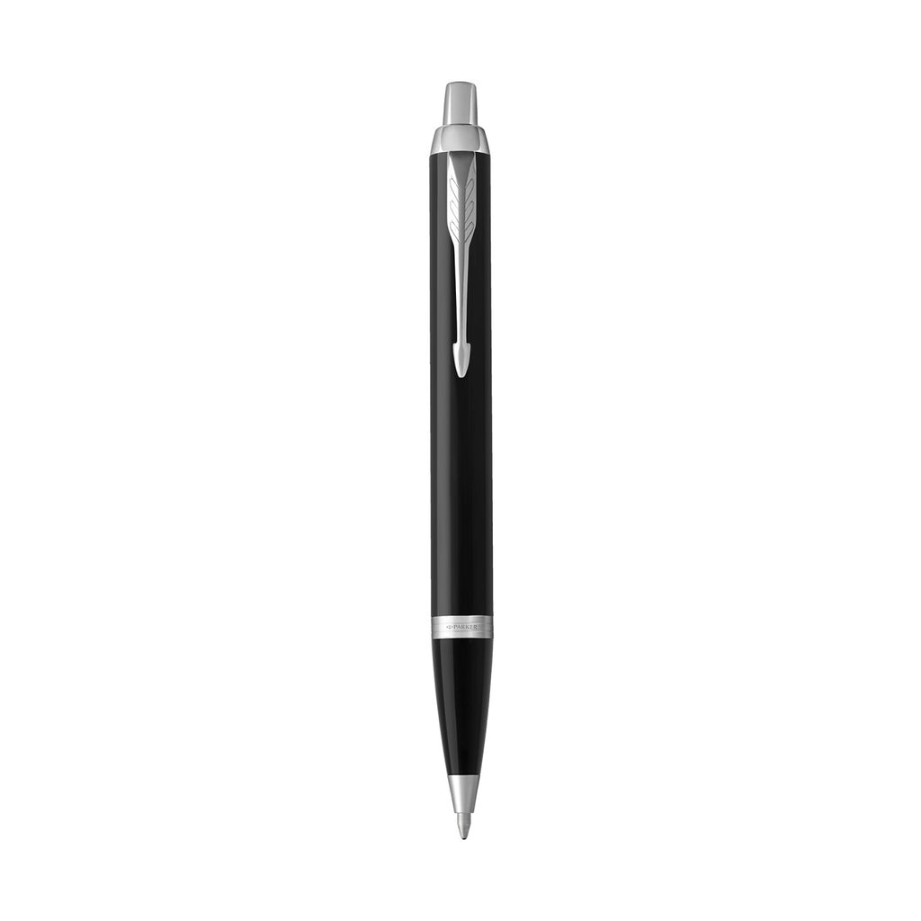 Parker IM Ballpoint Pen with Gift Box - Black - Silver Trim - View 2
