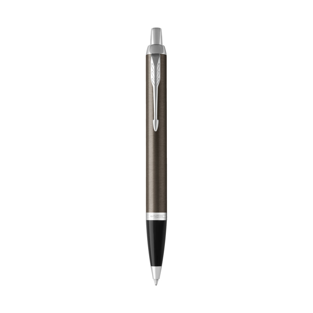Parker IM Ballpoint Pen with Gift Box - Espresso - Silver Trim - View 2