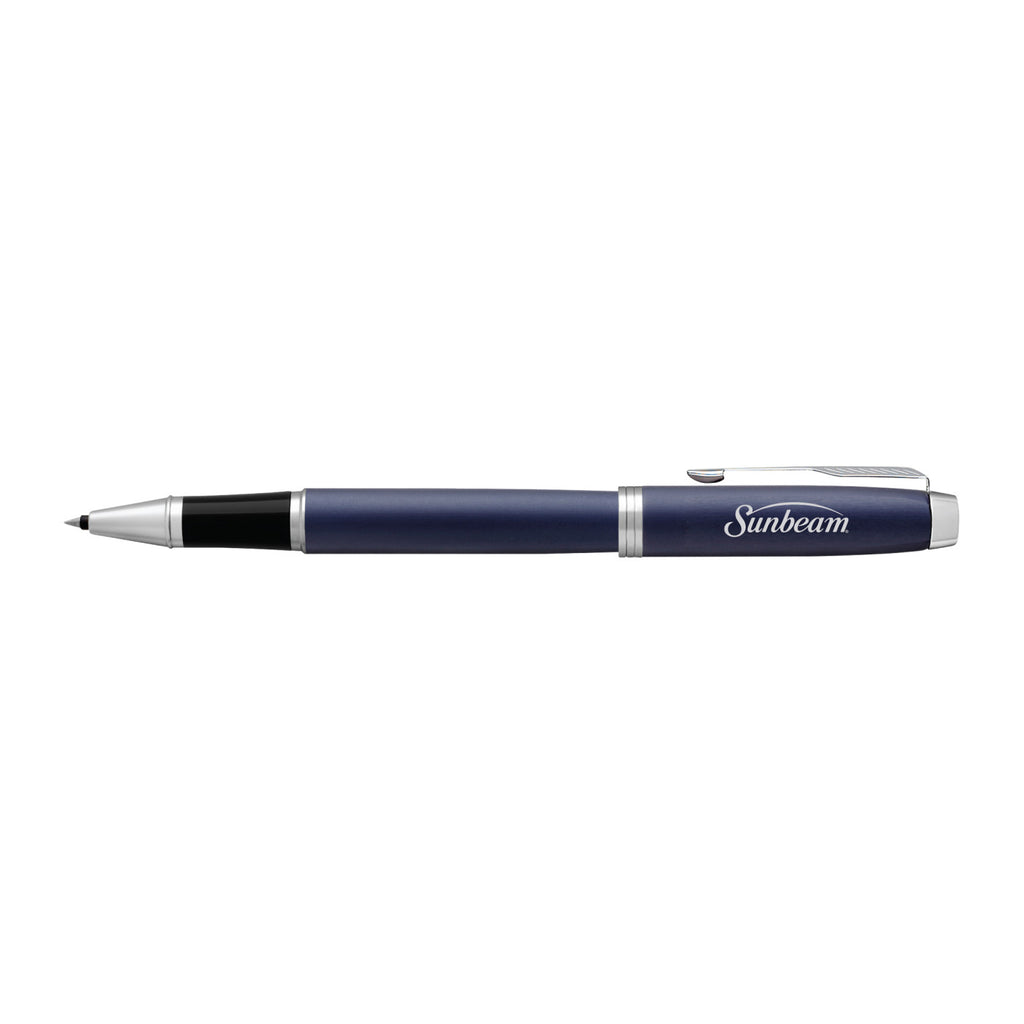 Parker IM Rollerball Pen, Matte Blue - Blue Matte - Silver Trim - View 1