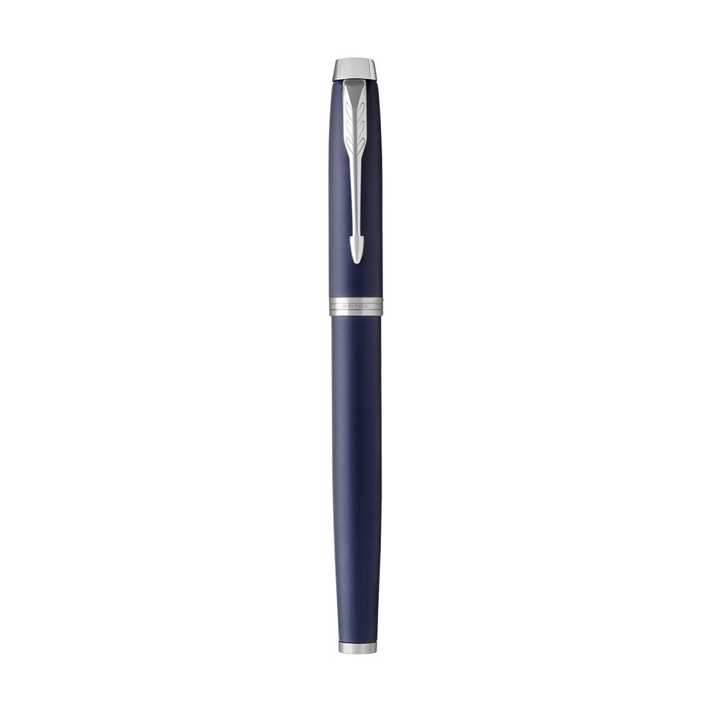 Parker IM Rollerball Pen, Matte Blue - Blue Matte - Silver Trim - View 3