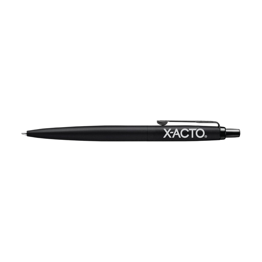 Parker Jotter XL Monochrome Ballpoint Pen Laser Engraving - Monochrome Black - Black Trim - View 1