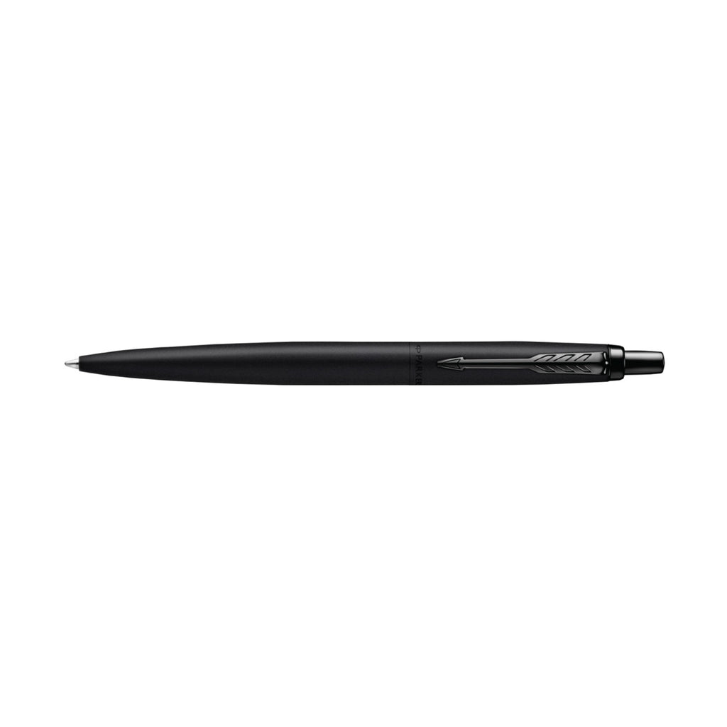 Parker Jotter XL Monochrome Ballpoint Pen Laser Engraving - Monochrome Black - Black Trim - View 3