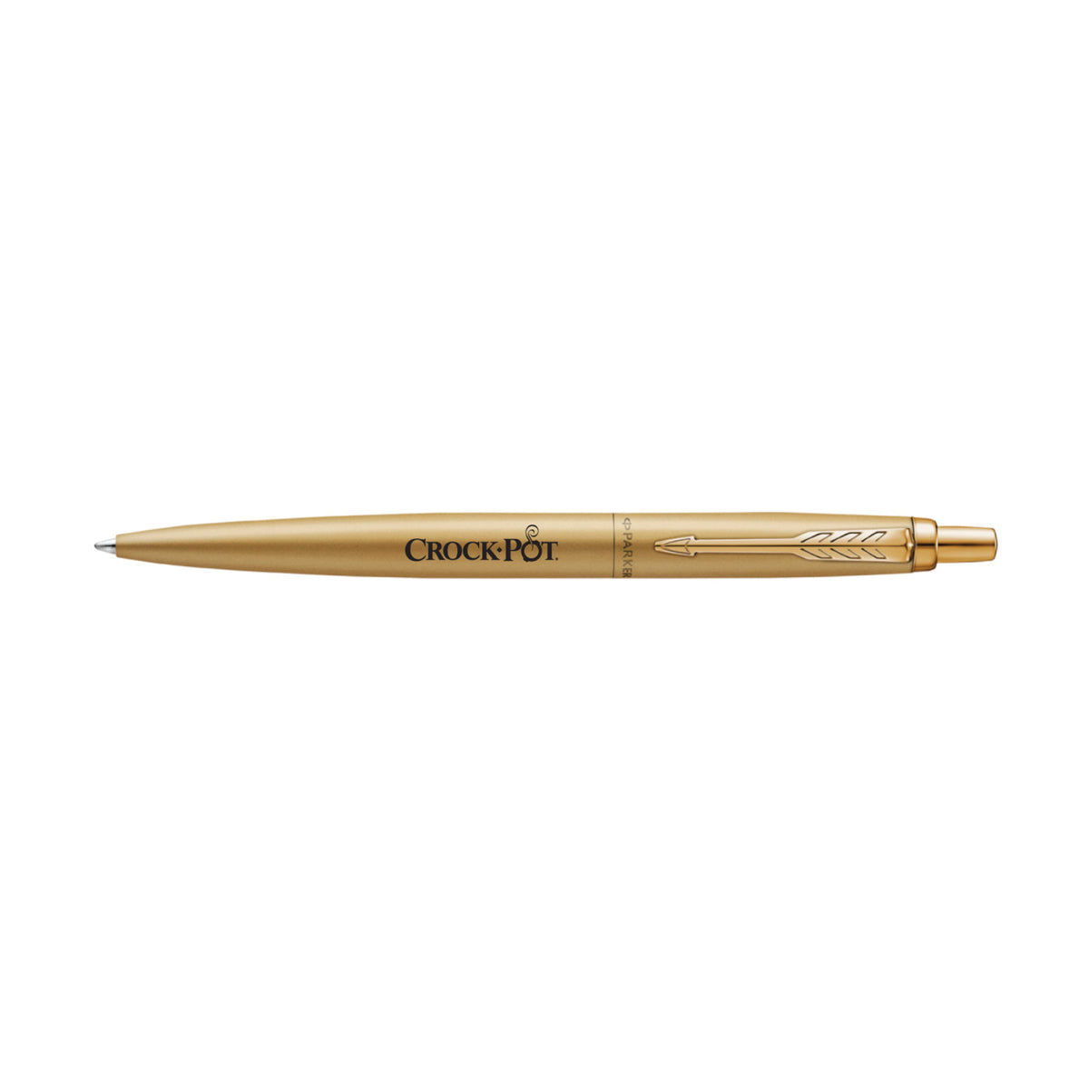 Parker Jotter XL Monochrome Ballpoint Pen Laser Engraving - Monochrome Gold - Gold Trim - View 2