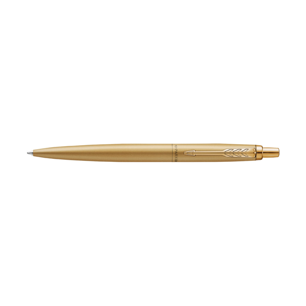 Parker Jotter XL Monochrome Ballpoint Pen Laser Engraving - Monochrome Gold - Gold Trim - View 4