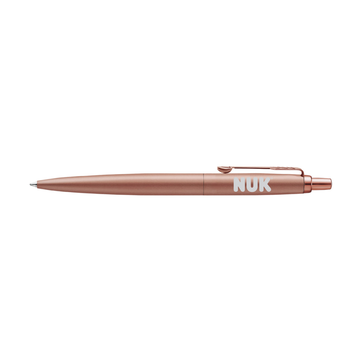 Parker Jotter XL Monochrome Ballpoint Pen - Monochrome Pink Gold - Pink Gold Trim - View 1