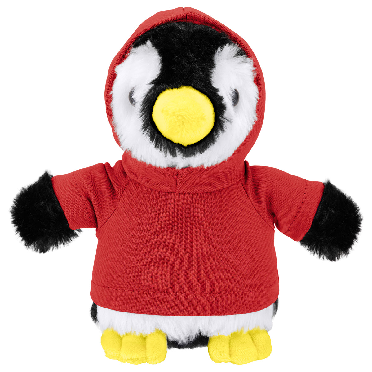 Parker Penguin Plush Toy, 6 Inch - Black/White - HOODIE