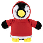 Parker Penguin Plush Toy, 6 Inch - Black/White - HOODIE