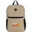 Parker Recycled Laptop Backpack, 17 Inch - Tan - Front