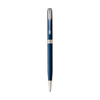 Parker Sonnet Ballpoint Pen in a Gift Box Laser Engraving - Blue - Chrome - View 1