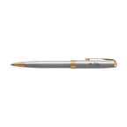 Parker Sonnet Ballpoint Pen in a Gift Box Laser Engraving - Stainless Steel - Gold Trim - View 1