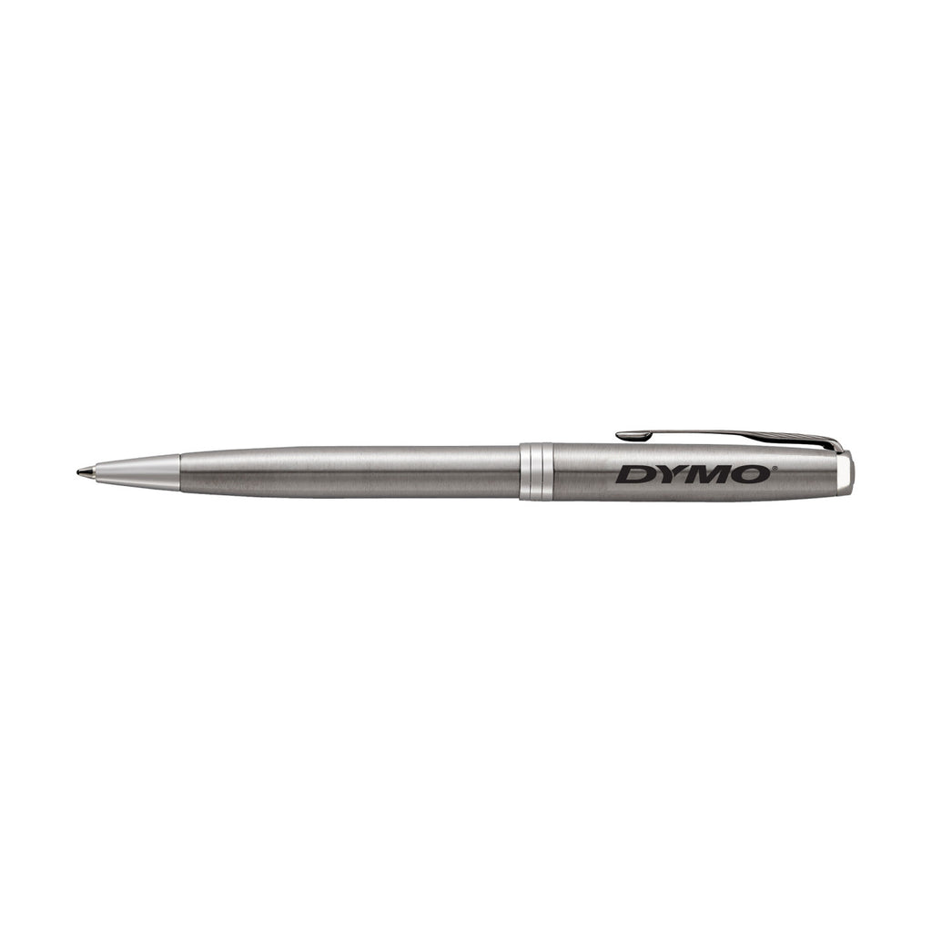 Parker Sonnet Ballpoint Pen in a Gift Box - Stainless Steel - Silver Trim - View 1