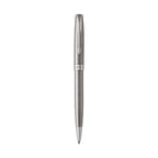 Parker Sonnet Ballpoint Pen in a Gift Box - Stainless Steel - Silver Trim - View 2