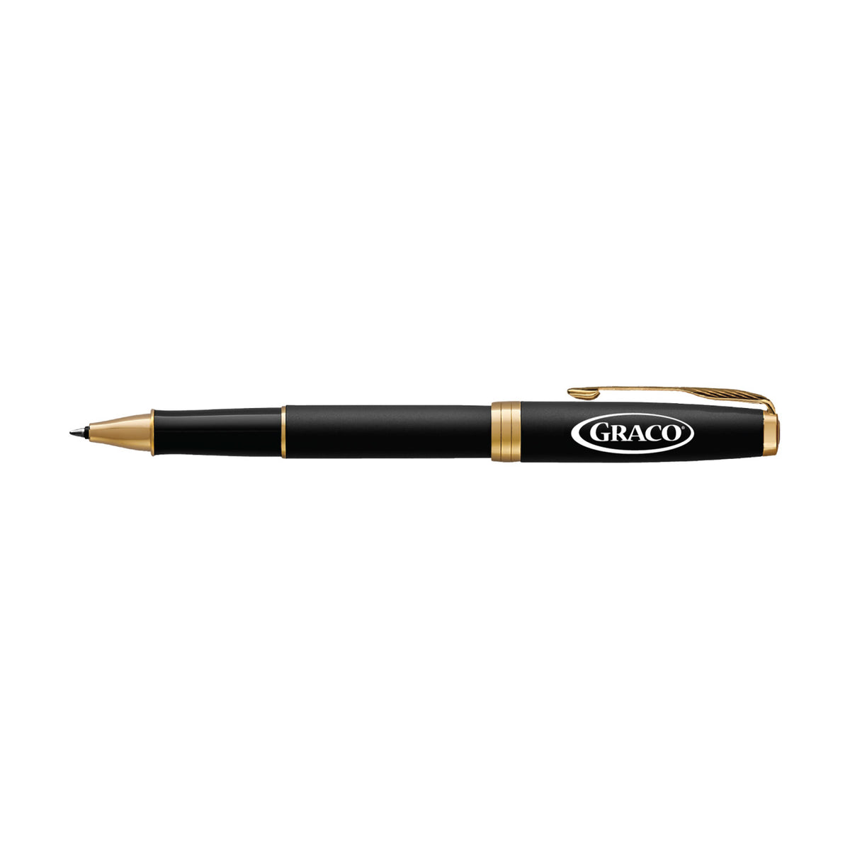 Parker Sonnet Rollerball Pen, Matte Black - Black Matte - Gold Trim - View 1