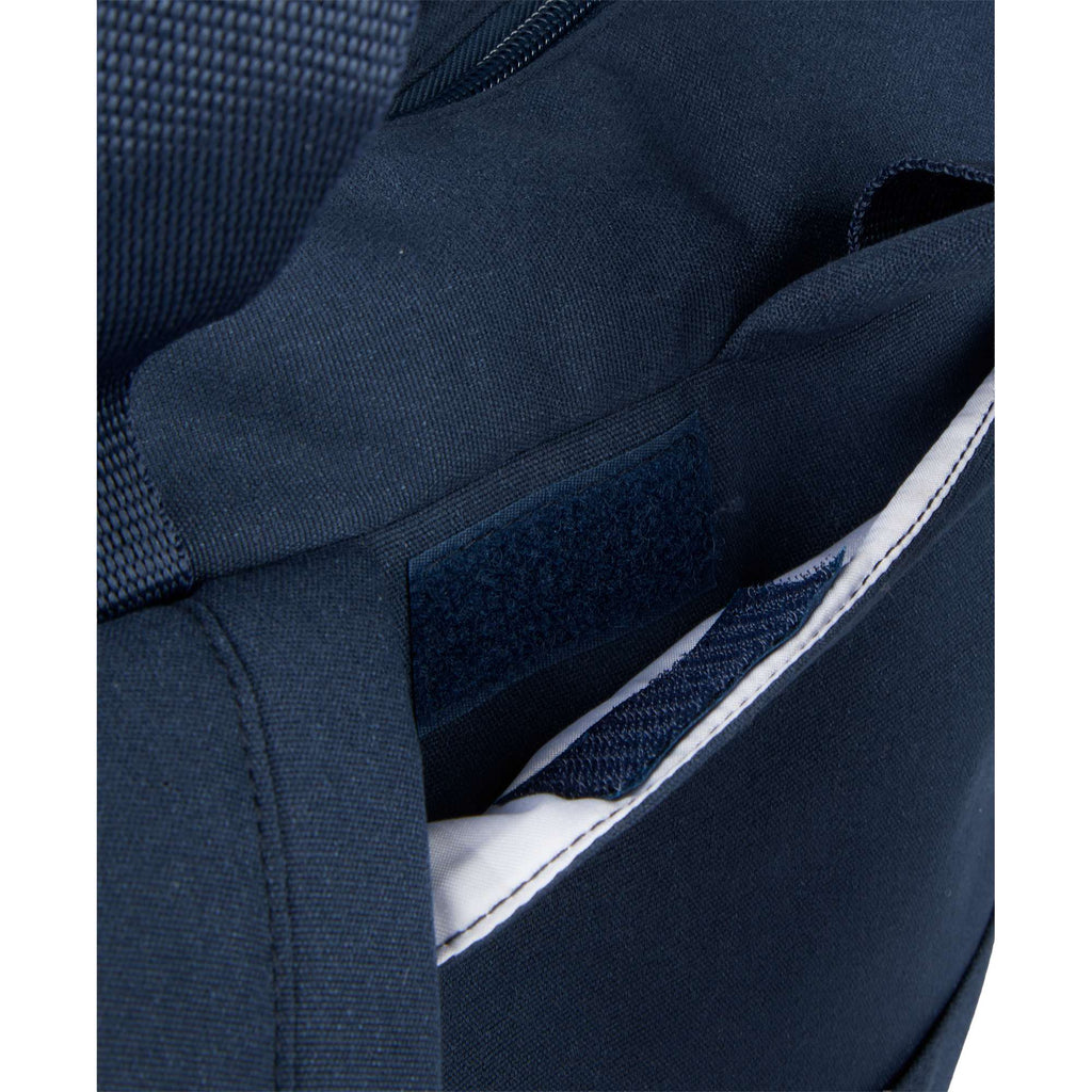 Parks Backpack in Recycled 900D Polyester - Navy - Back Detail