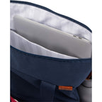 Parks Backpack in Recycled 900D Polyester - Navy - Detail 4