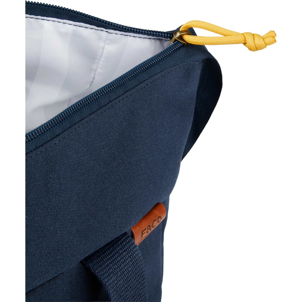 Parks Backpack in Recycled 900D Polyester - Navy - Detail