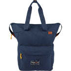 Parks Backpack in Recycled 900D Polyester - Navy - Front