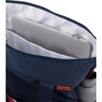 Parks Backpack in Recycled 900D Polyester Transfer - Navy - Detail 5