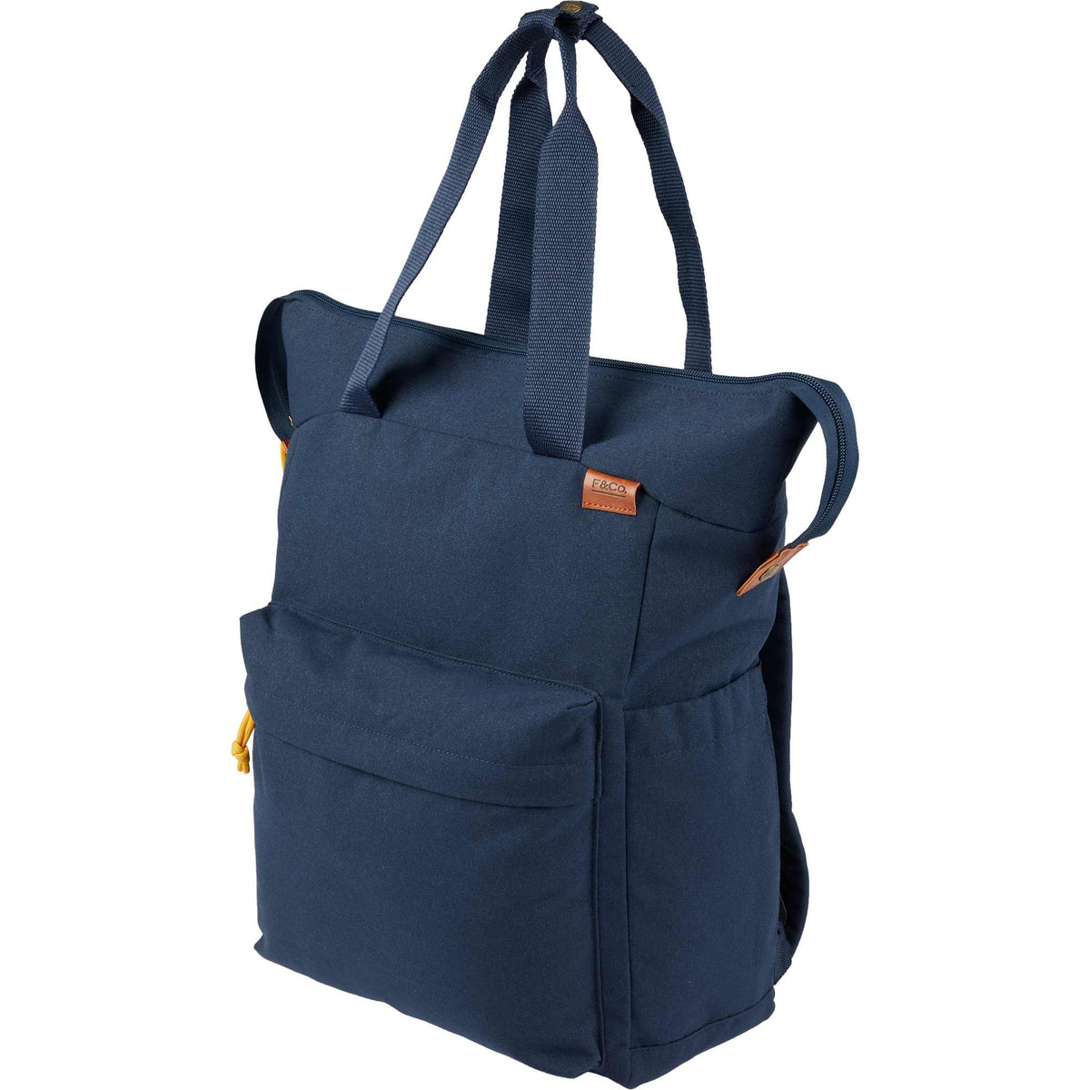Parks Backpack in Recycled 900D Polyester Transfer - Navy - Left Angle