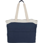 Parks Work Tote with 16 Inch Laptop Sleeve Embroidery - Navy - Back