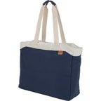 Parks Work Tote with 16 Inch Laptop Sleeve Embroidery - Navy - Left Angle