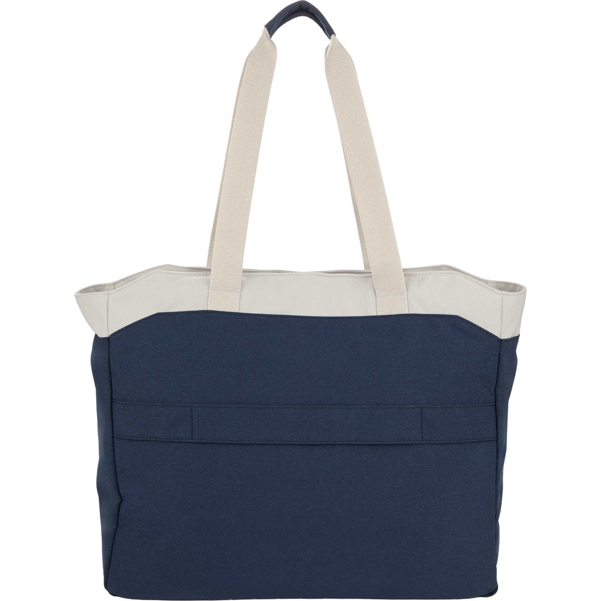 Parks Work Tote with 16 Inch Laptop Sleeve Transfer - Navy - Back