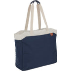Parks Work Tote with 16 Inch Laptop Sleeve Transfer - Navy - Right Angle