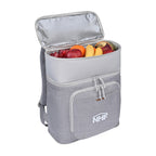 Parkview Recycled Backpack Cooler, 38 Cans Transfer - Greystone - View 4