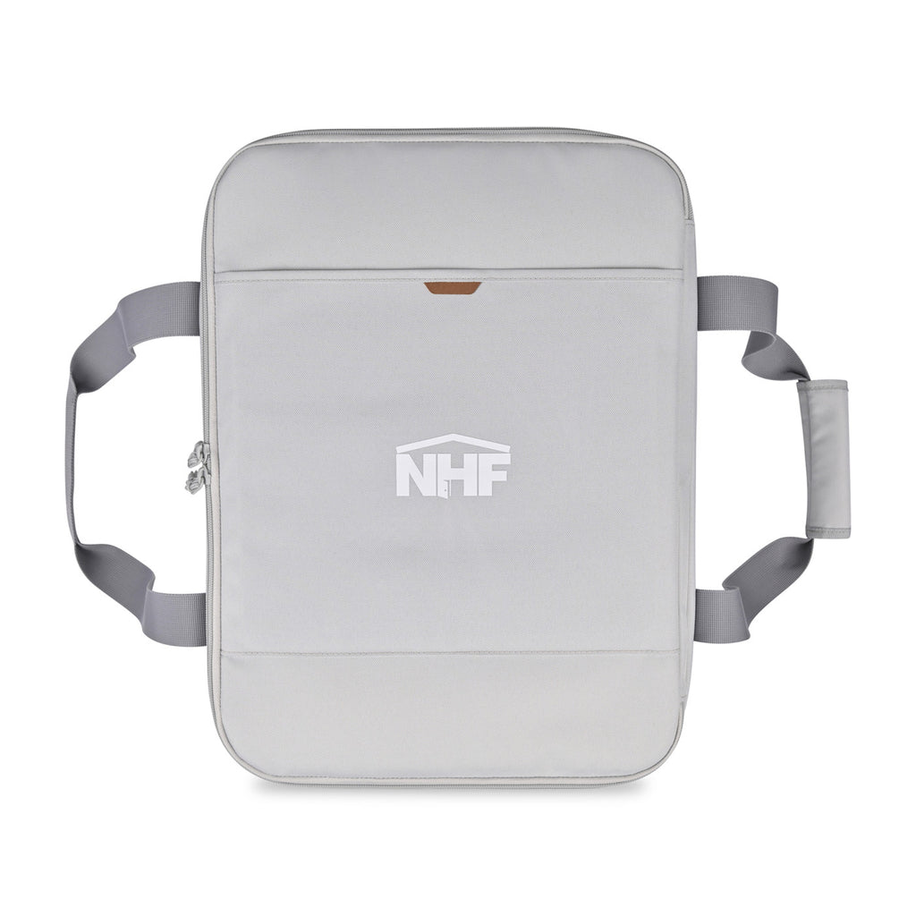 Parkview Recycled Dual Casserole Carrier, Fits 9 x 13 Pans Embroidery - Greystone - View 12