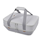 Parkview Recycled Dual Casserole Carrier, Fits 9 x 13 Pans Transfer - Greystone - View 1