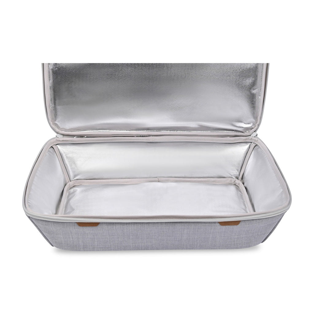 Parkview Recycled Dual Casserole Carrier, Fits 9 x 13 Pans Transfer - Greystone - View 4
