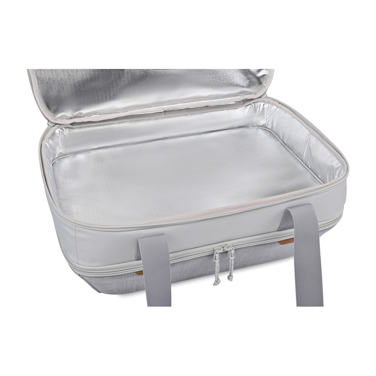 Parkview Recycled Dual Casserole Carrier, Fits 9 x 13 Pans Transfer - Greystone - View 5