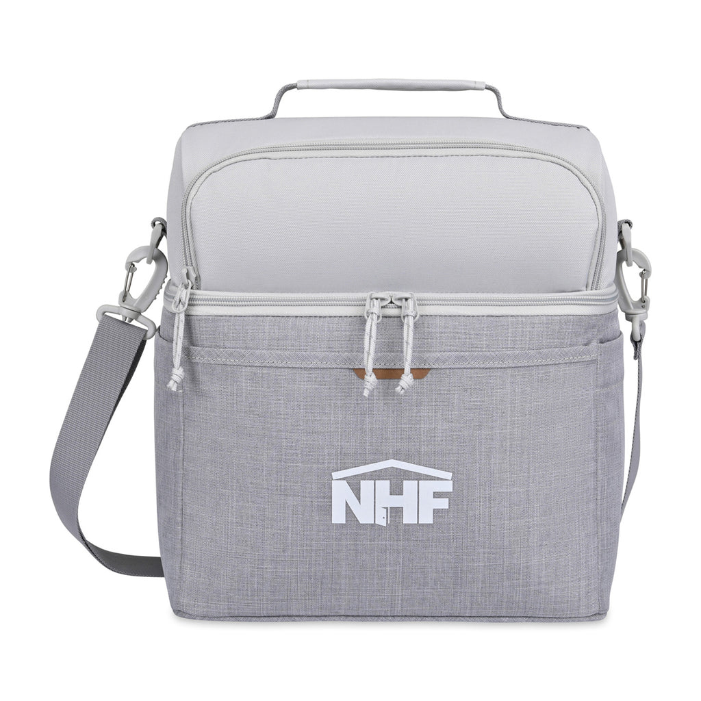 Parkview Recycled Lunch Box Cooler, 18 Cans - Greystone - View 1