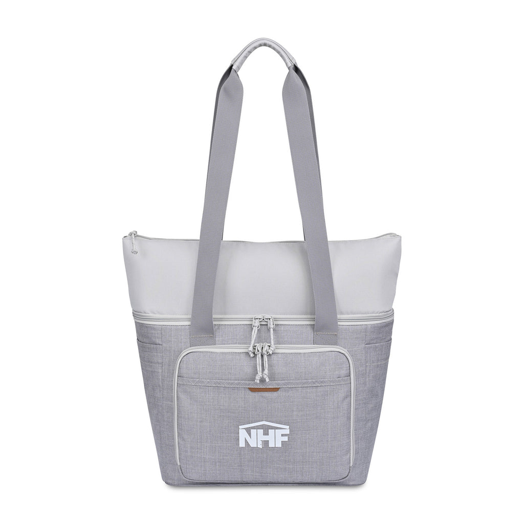 Parkview Recycled Tote Cooler, 30 Cans - Greystone - View 1