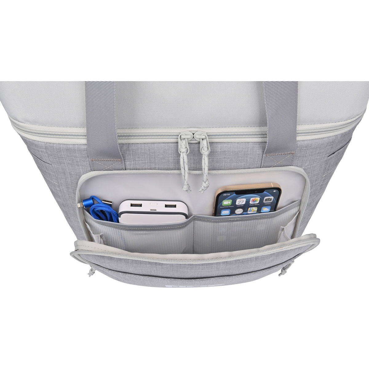 Parkview Recycled Tote Cooler, 30 Cans - Greystone - View 4