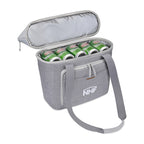 Parkview Recycled Tote Cooler, 30 Cans Transfer - Greystone - View 6