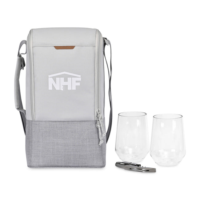 Parkview Wine to Go Cooler Tote with Two Tumblers