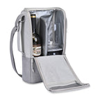 Parkview Wine to Go Cooler Tote with Two Tumblers Transfer - Greystone - View 3