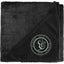 Patterned Flannel Fleece Blanket, 50 x 60 Inches Embroidery - Black - Front
