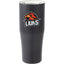 Patti Ceramic Lined Tumbler with 360 Lid, 20 oz - Black - Front