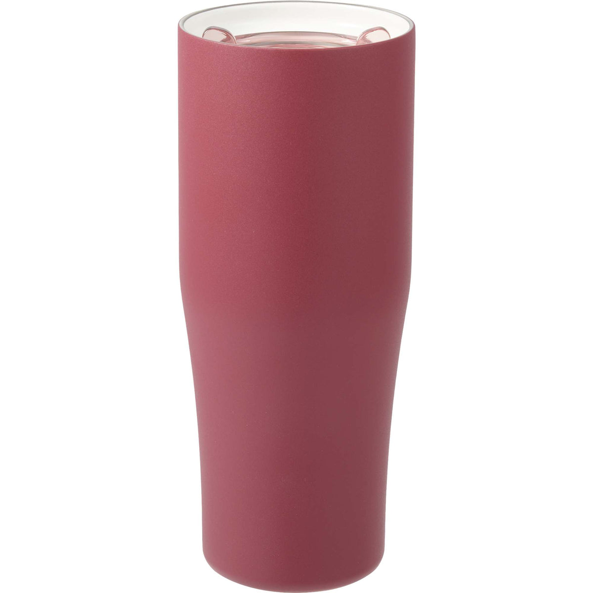 Patti Ceramic Lined Tumbler with 360 Lid, 20 oz Full Color - Maroon - Back