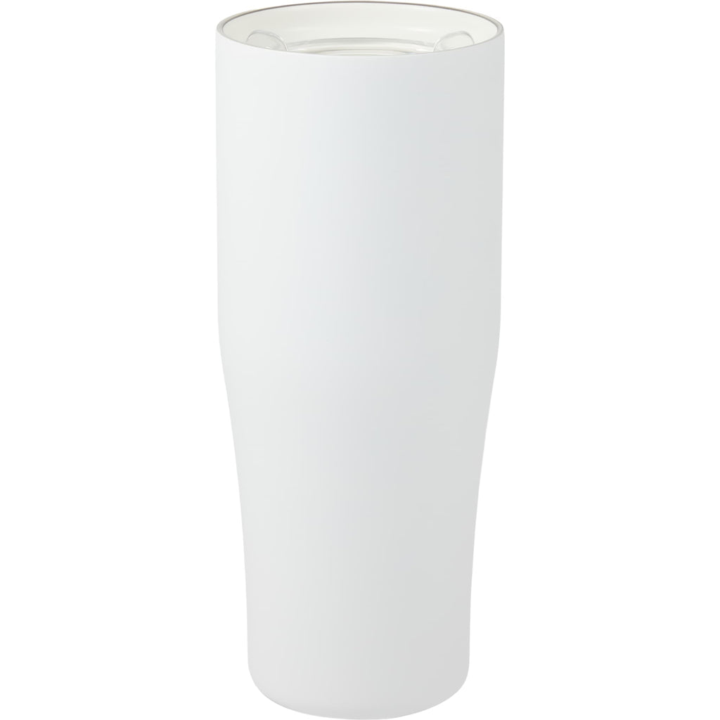 Patti Ceramic Lined Tumbler with 360 Lid, 20 oz Full Color - White - Back
