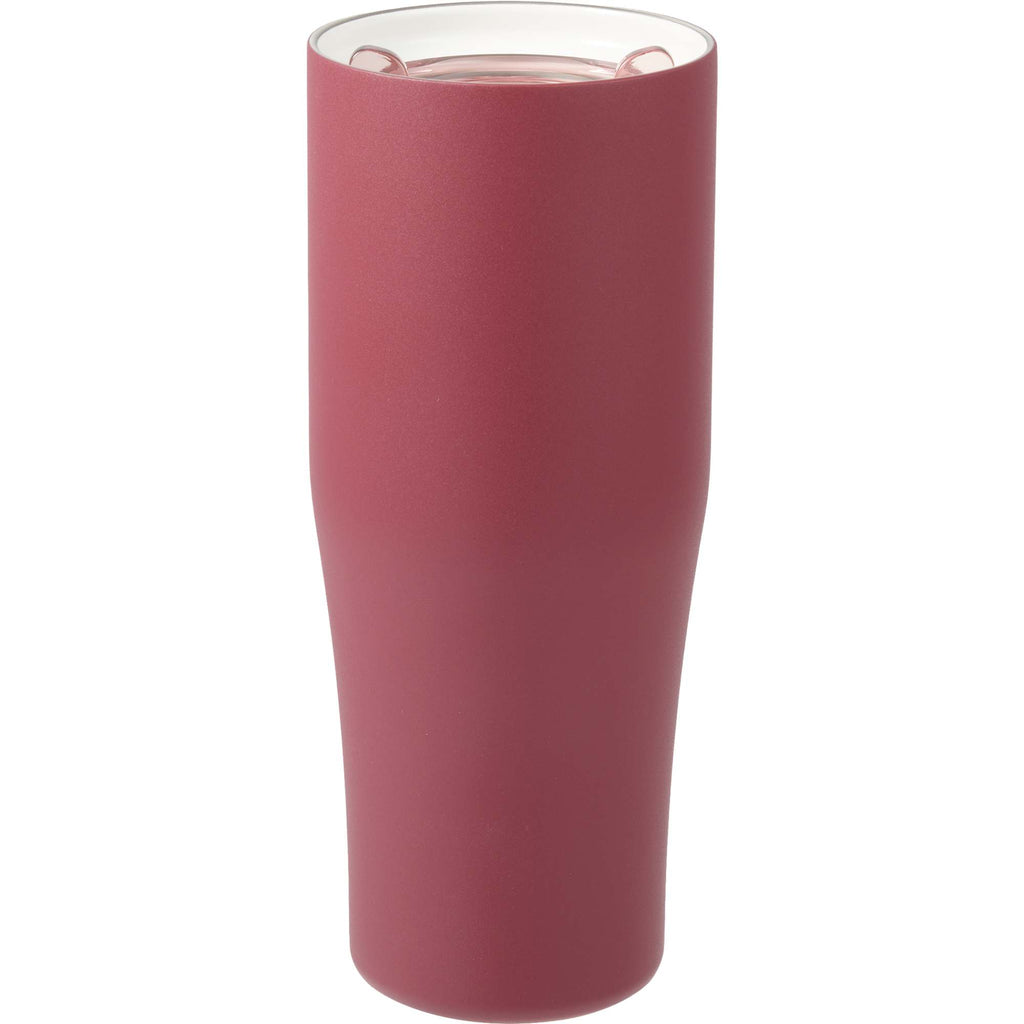 Patti Ceramic Lined Tumbler with 360 Lid, 20 oz Laser Engraving - Maroon - Back